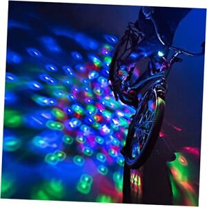  Lumière de vélo Cruzin Disco Party DEL, tricolore - rouge, vert, bleu tricolore