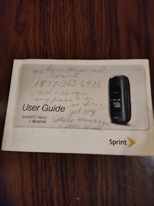 Sprint Sanyo Vero User Guide By Kyocera. - Photo 1 sur 2