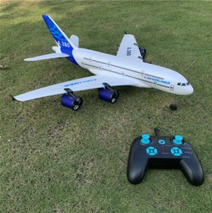 RC Airplane Airbus A380 Remote Control Plane EDF Jet W/ Gyroscope Kids Toys Gift - Picture 1 of 5