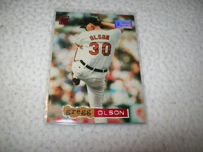 1994 TOPPS STADIUM CLUB 1ST DAY ISSUE GREGG OLSON #196 BALTIMORE ORIOLES - Image 1 of 2