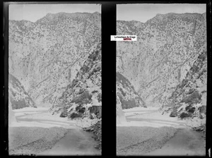 Rivière, paysage, Plaque verre photo ancienne, négatif noir & blanc 9x12 cm - Photo 1 sur 2