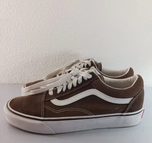 Vans Braun Wildleder Niedrig Herren Canvas Leger Skate Turnschuhe Schuhe Größe 8 - Bild 1 von 12