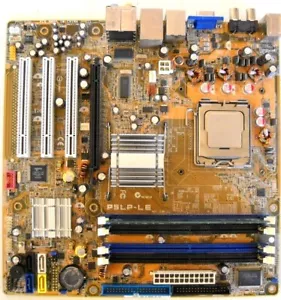 **PC GAMERS MOTHERBOARD P5LP-LE MOBO`S SOCKET 775/1066 MHZ FSB OK WINDOWS XP** - Bild 1 von 4