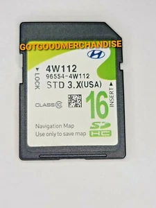 2015 2016 2017 HYUNDAI TUCSON NAVIGATION SD CARD USA GPS MAP 96554-4W112 - Picture 1 of 1