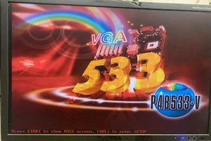 ASUS P4B533-V   Pentium-4 cpu socket 478  + support disk - Picture 1 of 7