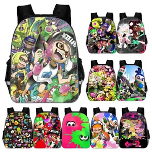 3D Splatoon Children Backpack School Book bag Travel Bags Shoulder Bag - Picture 1 of 21