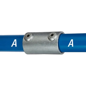 2 x Kee Klamp gerade Kupplung für 33,7mm Rohr. Schlüssel Klemmbeschlag 14-6 - Bild 1 von 3
