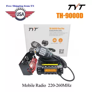 TYT TH-9000D Ham Radio 220-260MHz 60W High Power 200 Channels Mobile Transceiver - Picture 1 of 8