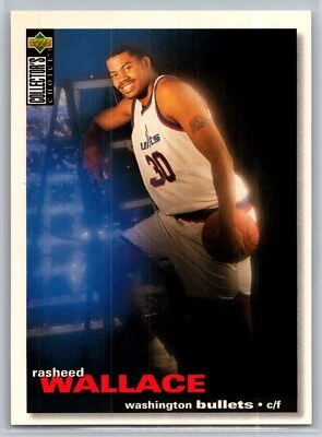 1995 Collector's Choice #239 Rasheed Wallace Near mint or better - Image 1 of 2