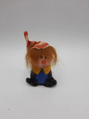 1972 PEASANT BOY 2 1/2 " Kellogg Co. Wooden Troll vintage very used - Изображение 1 из 4