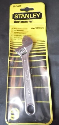 Vintage Stanley Workmaster Adjustable Wrench 6in/150mm 87-366T - Never used - Image 1 of 4