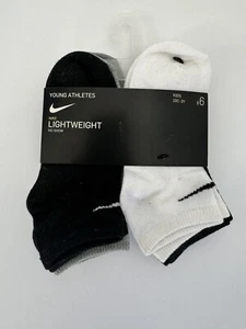 NIKE YOUNG ATHLETES LIGHTWEIGHT NO SHOW SOCKS SZ 10C-3Y - Picture 1 of 2