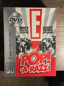New Sealed E! TV POP A RAZZI E CELEBRITY TRIVIA DVD PARTY GAME Imagination TV  - Picture 1 of 4