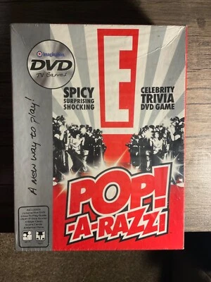New Sealed E! TV POP A RAZZI E CELEBRITY TRIVIA DVD PARTY GAME Imagination TV  - Image 1 of 4