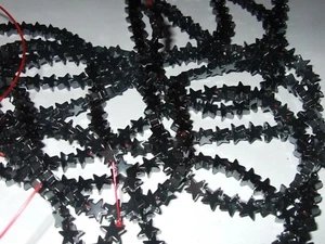 - Pietre Dure Forate a Filo - EMATITE stella 6x2 mm 80-82 pz ca. - Picture 1 of 1