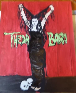 Theda Bara 17x14 Acryl auf Bristol Papier - Bild 1 von 2