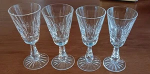 4 copas de vino Waterford Crystal Lismore Jerez 5 1/8"H Irlanda - Imagen 1 de 2