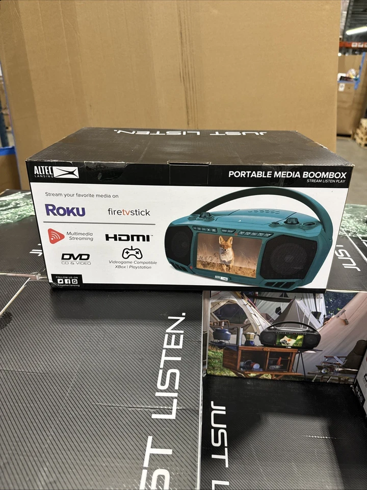 Boombox Portable Media Dvd Player Roku - Image 1 of 1