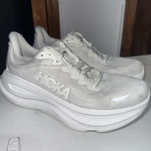 Scarpe da corsa Hoka Bondi 9 donna taglia 7,5 B bianche  - Foto 1 di 14