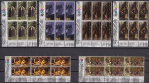 NEW ZEALAND 2001 Lord of the Rings: Fellowship, Set of 6 Plate Blocks MNH - Picture 1 of 3