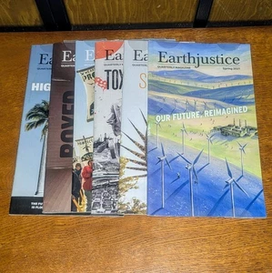Earthjustice Earth Justice Environmental Quarterly Magazine 6 Issue Lot - Bild 1 von 13