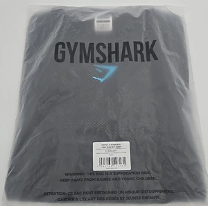 Camiseta manga larga sin costuras Gymshark Onyx 5.0 - negra/gris ónix pequeña - Imagen 1 de 7