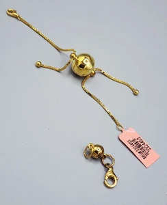 Extensor de búsqueda de joyas con broche magnético de plata de ley 925 con 2 oro Vermeil - Imagen 1 de 3