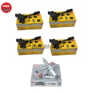 OEM 4x NGK Ignition Coils & 4x Spark Plugs 9091902269 For Lexus NX300 2.0L L4 - Picture 1 of 7