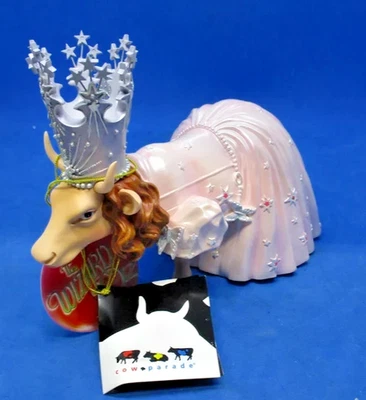 NEW RARE Cow Parade Glinda the Good Witch #7723 The Wizard of Oz Figurine 2005 - Image 1 of 4