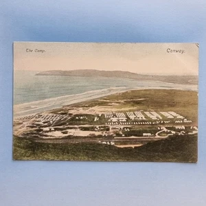 Conwy Denbigshire Postcard C1910 The Army Camp Wales - Picture 1 of 2