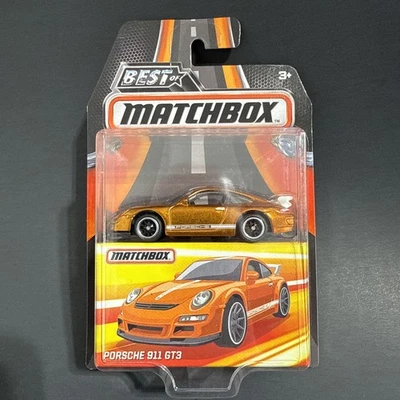 Best Of Matchbox Series 2 Porsche 911 GT3 Metallic Orange w/ Rubber Tires - Image 1 of 4