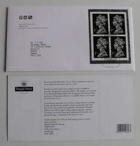 GB 1999 Perfil en impresión MS/panel?   Cubierta Lilyholt Benwick 1ª clase de marzo - Imagen 1 de 3