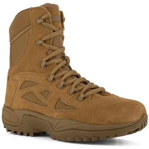 Reebok RB897 Women's Rapid Response RB Coyote 8" Stealth EH Work Boots Shoes - Picture 1 of 5