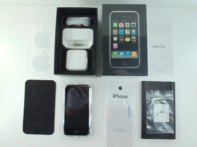 Apple iPhone 2g 16gb 1st Generation A1203 - *Matching Box - Complete Set* Rare - Image 1 of 4