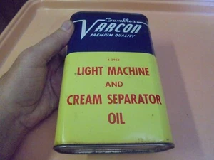 Vintage One-Quart Gambles Varcon Light Machine and Cream Separator Oil - Picture 1 of 6