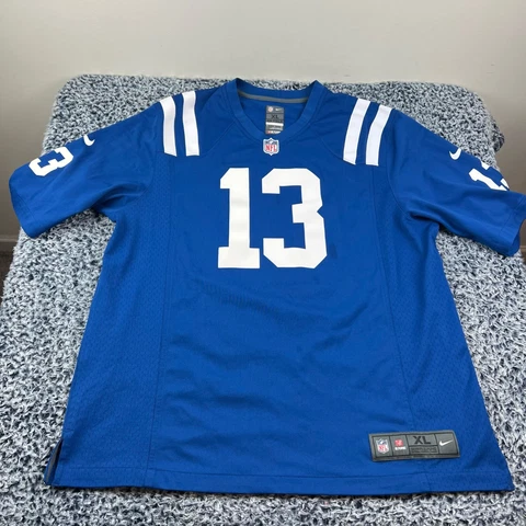 Nike Indianapolis Colts TY Hilton #13 Jersey Mens Extra Large XL Blue NFL Cover
