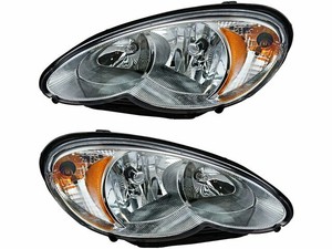 For 2006-2010 Chrysler PT Cruiser Headlight Assembly Set 96822MV 2007 2008 2009