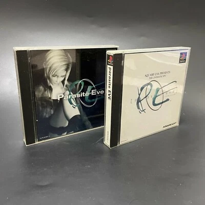 Lot 2 games Parasite Eve 1 & 2  I & II Sony PlayStation 1 PS1  Japan JP - Image 1 of 4