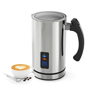 Milk Frother 4 in 1 Electric Hot & Cold Froth Maker, Milk Warmer Coffee Frother