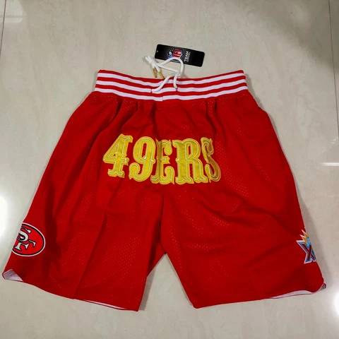 HOT San Francisco 49ers National Football League Men Red Shorts Size:S-3XL Cover