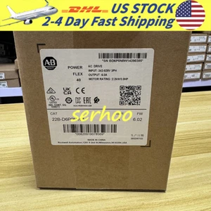 Nuevo Allen-Bradley 22B-D6P0N104 Powerflex 40 AC Drive 3,0 HP 2,2 kW - Imagen 1 de 9