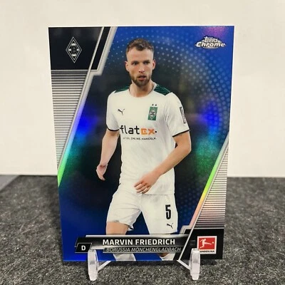 2021-22 Topps Chrome Bundesliga Blue Refractor /150 Marvin Friedrich #14 - Image 1 of 2