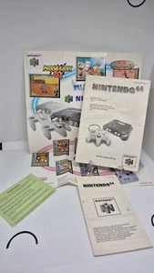 Nintendo 64 Konsole Bedienungsanleitung / Anleitung / Instruction Booklet N64 - Bild 1 von 1
