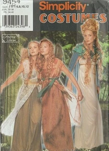 DISFRACES DE HADA/DIOSA de Misses - Patrón de simplicidad 9454 (Tallas 6 - 12) Fuera de imprenta - Imagen 1 de 2