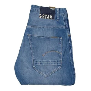 "Pantalones de mezclilla para hombre .22408 G-STAR Arc 3D sueltos cónicos talla 32 (entrepierna 31 3/4") - Imagen 1 de 6
