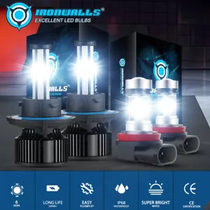 6sides LED Headlight High Low Fog Light White For Ford Transit Connect 2010-2013 - Bild 1 von 12