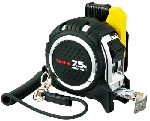 Tajima Convex Measure 7.5m X 25mm Safety SEF G Lock Mug Claw 25 CAZ4M2575