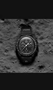 SWATCH X OMEGA X MOONSWATCH “Snoopy Mission To The Moonphase Black” - Picture 1 of 6