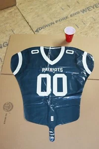 100x Lot 24" X-LARGE NFL New England Patriots Jersey Party Foil Balloons Mylar - Picture 1 of 3