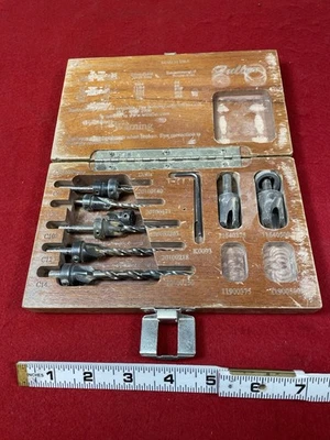 Fuller countersink Set In Wooden Box USA MADE Tool Set 10393008 (Missing Pieces) - Image 1 of 4